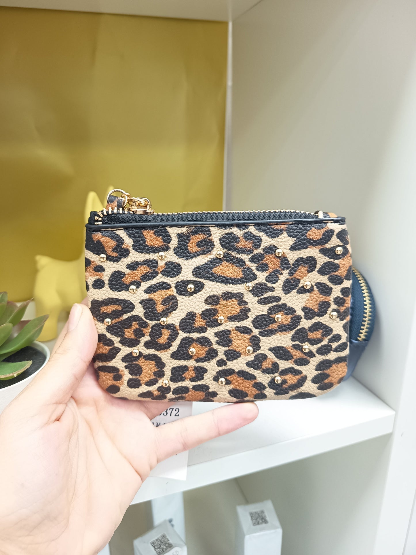 Monedero leopardo