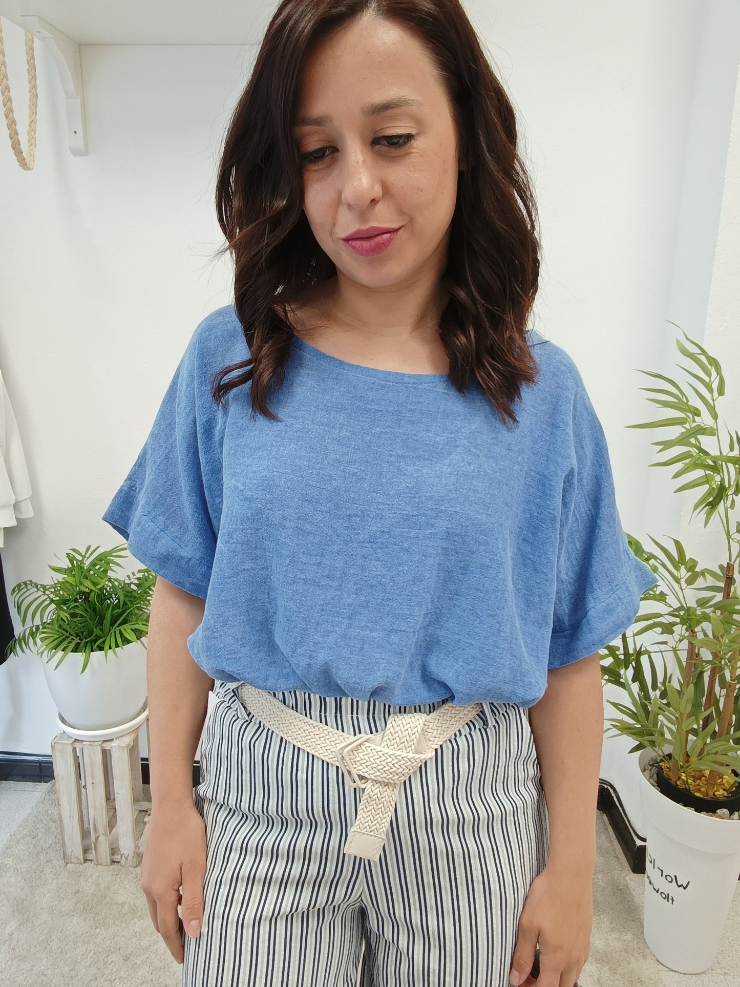 Pantalón Vaporoso Raya Vertical