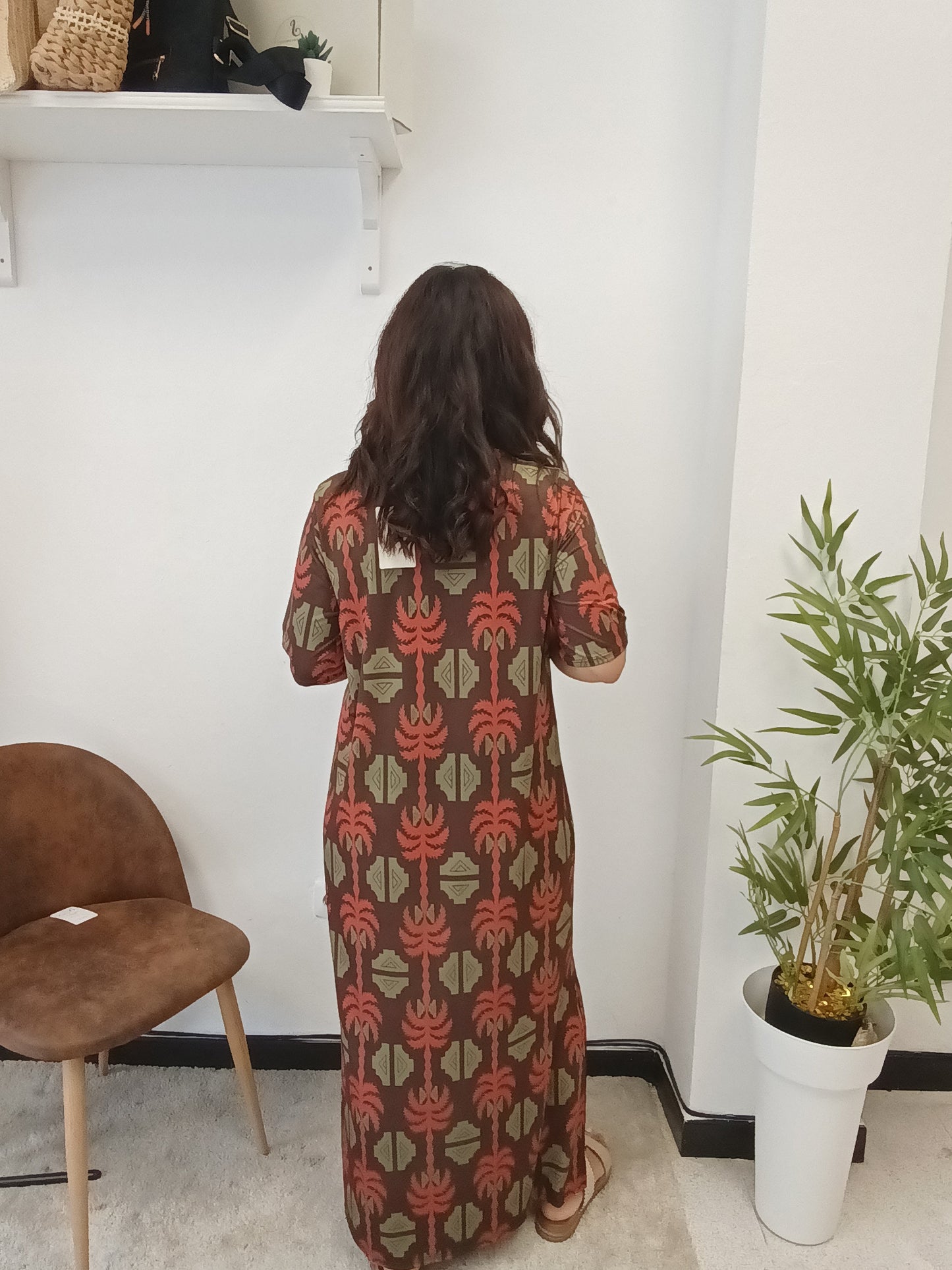 Vestido Hojas