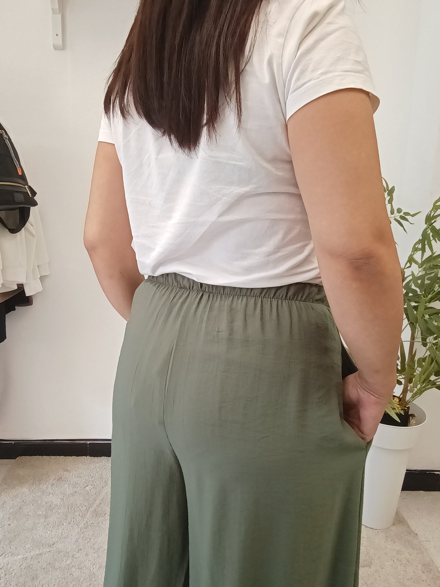 Pantalón Bombacho Liso