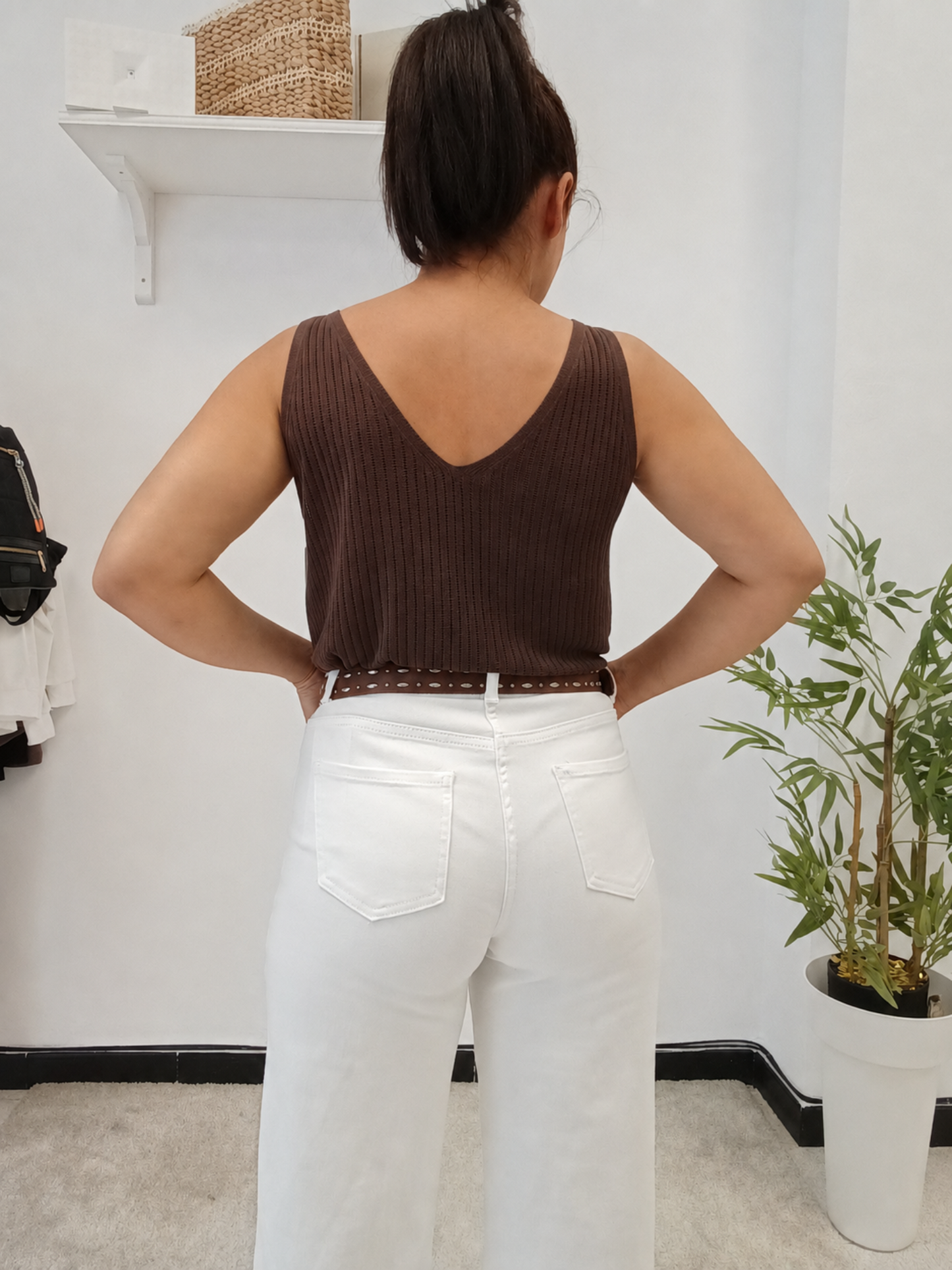 Pantalón Wide Leg Blanco