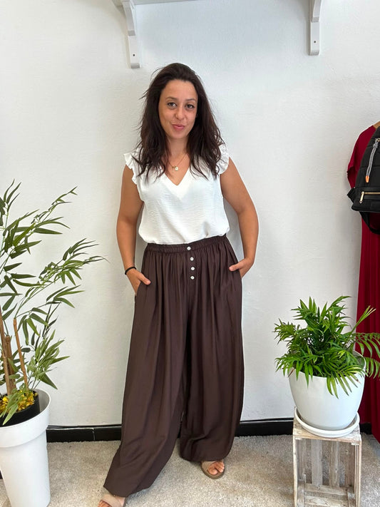 Pantalón Bombacho Botones