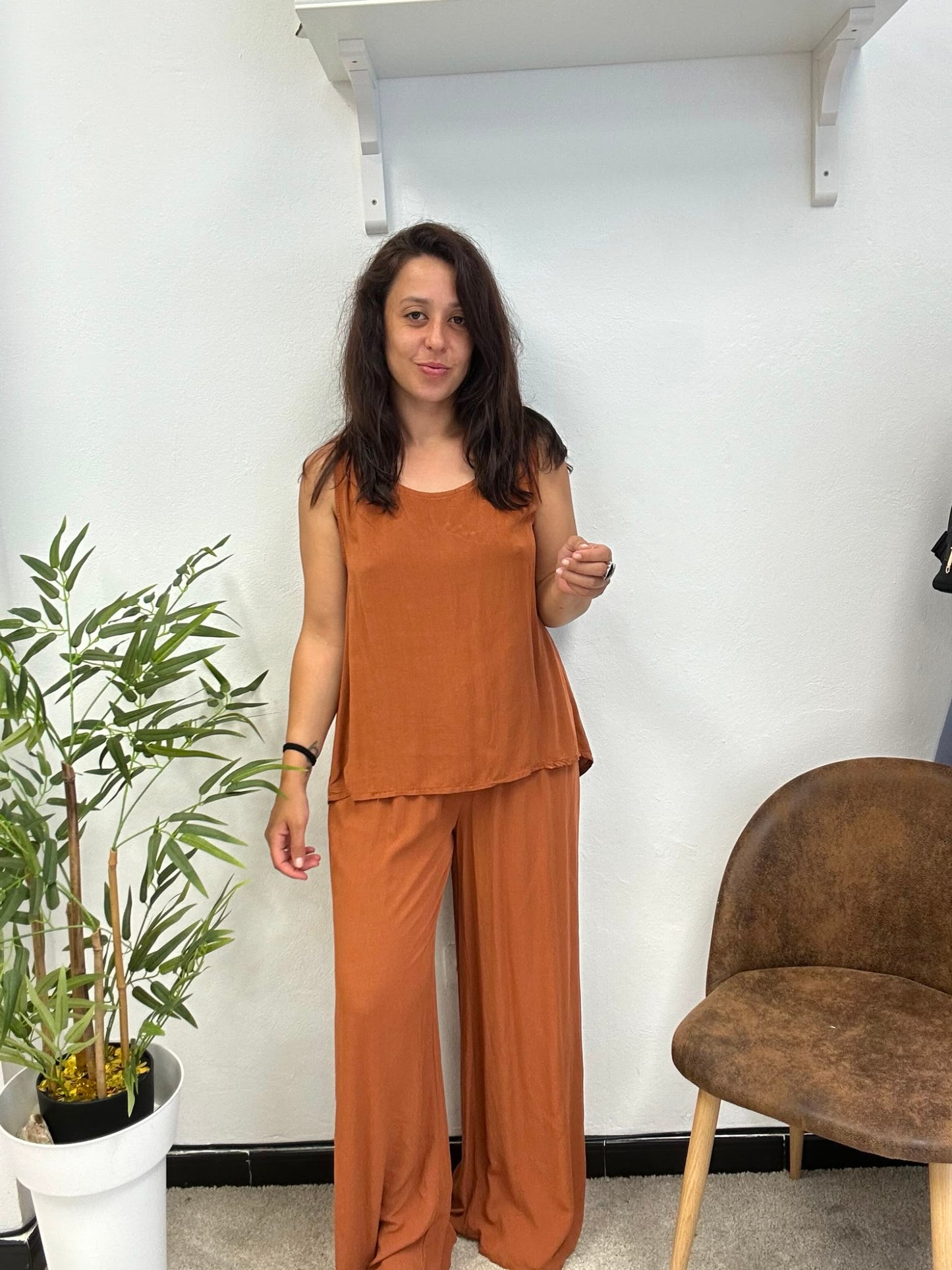 Pantalón Liso Ancho
