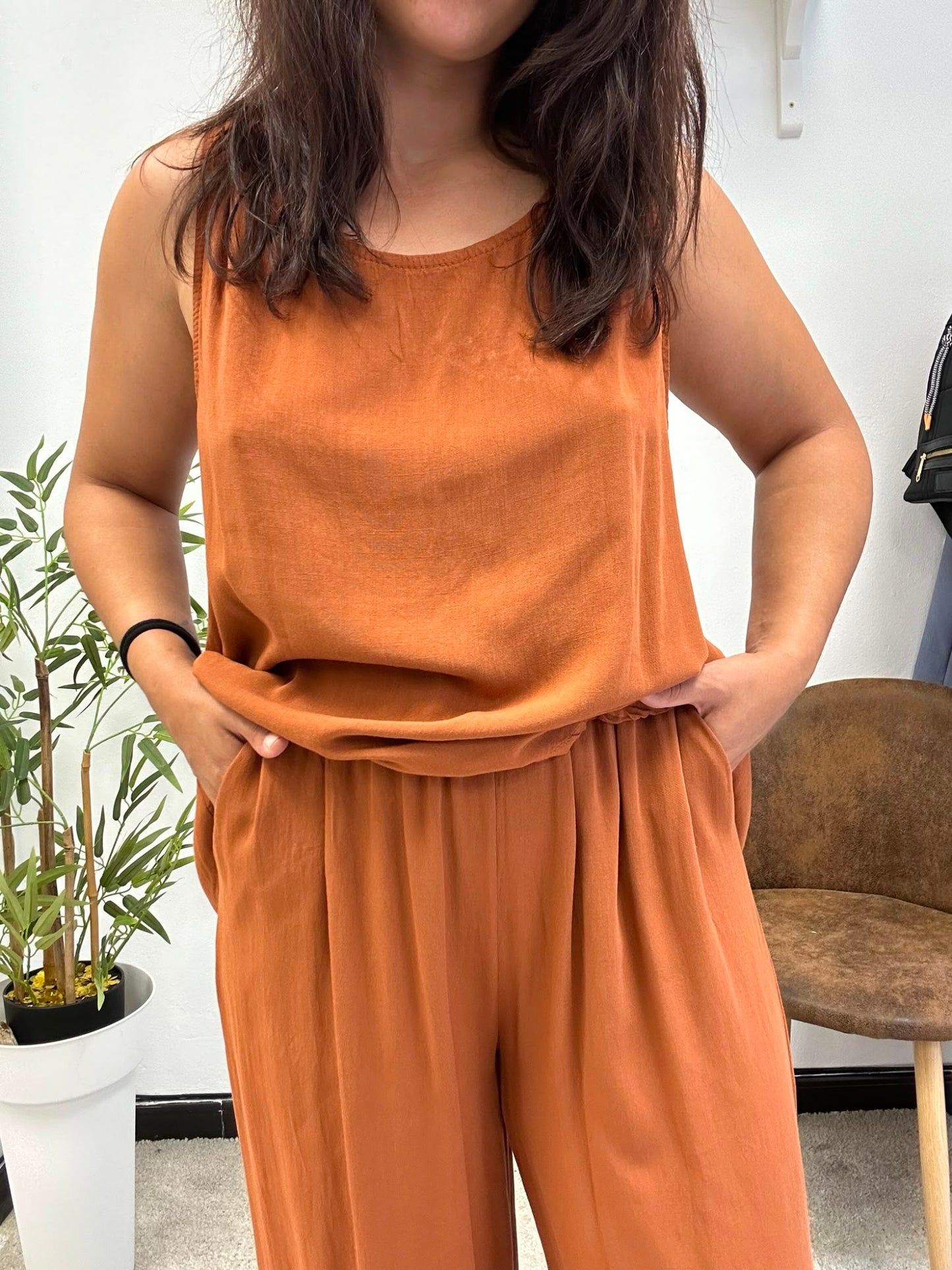 Pantalón Liso Ancho