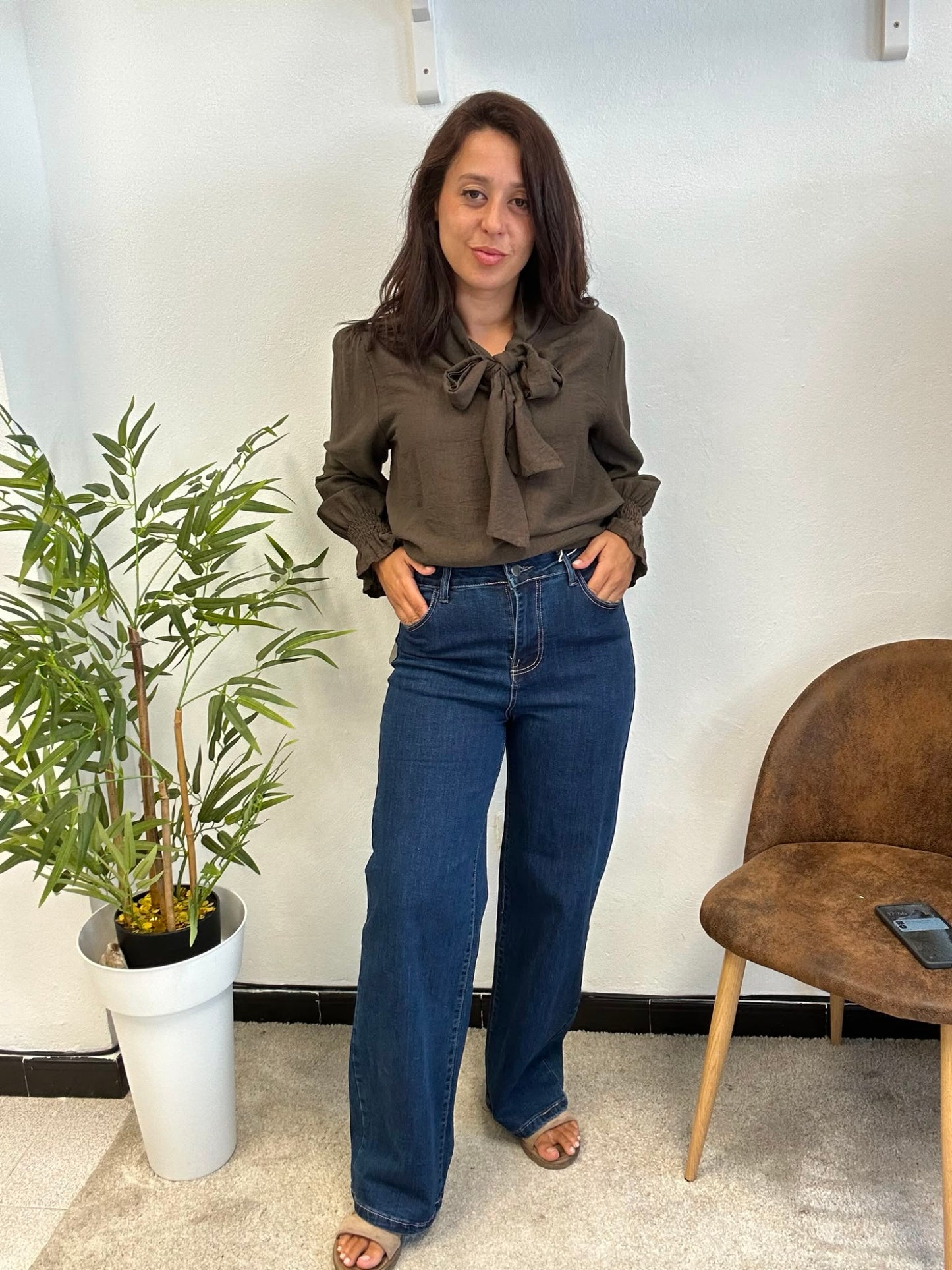 Vaquero Wide Leg Medio