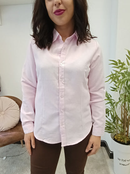 Camisa básica rosa