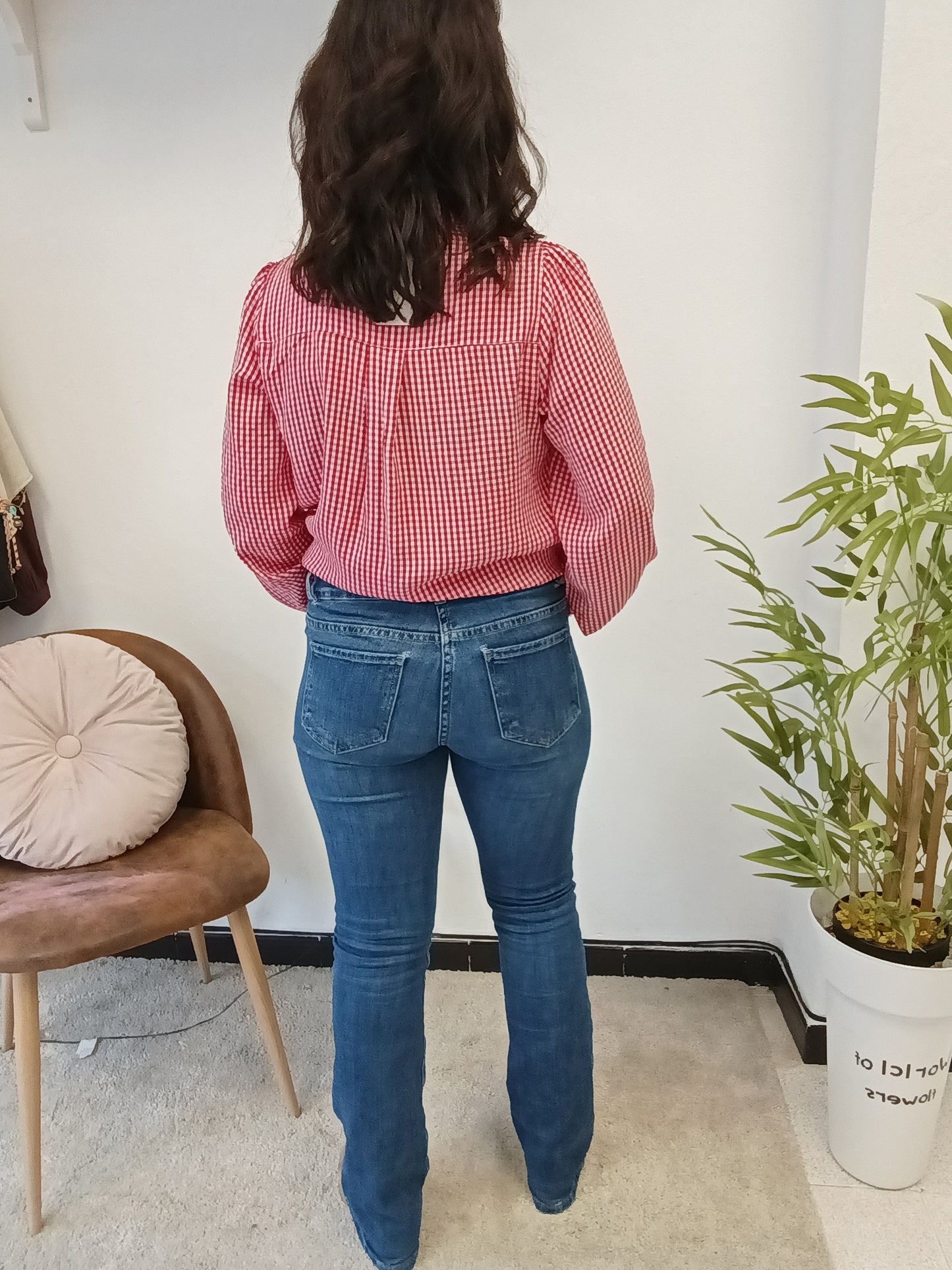 Vaquero campana doble botón