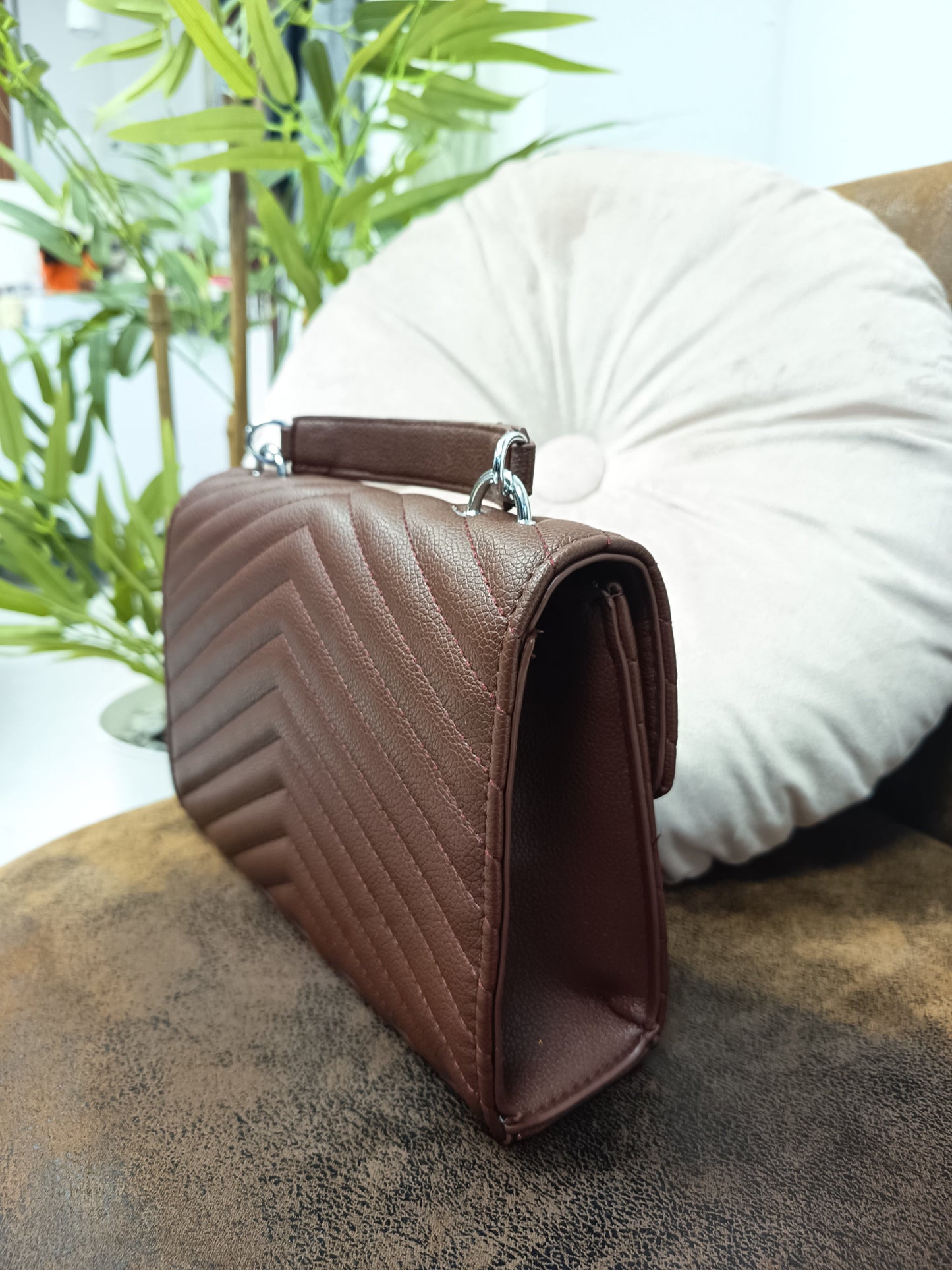 Bolso acolchado espiga