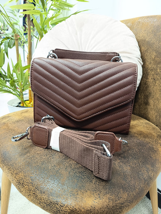 Bolso acolchado espiga