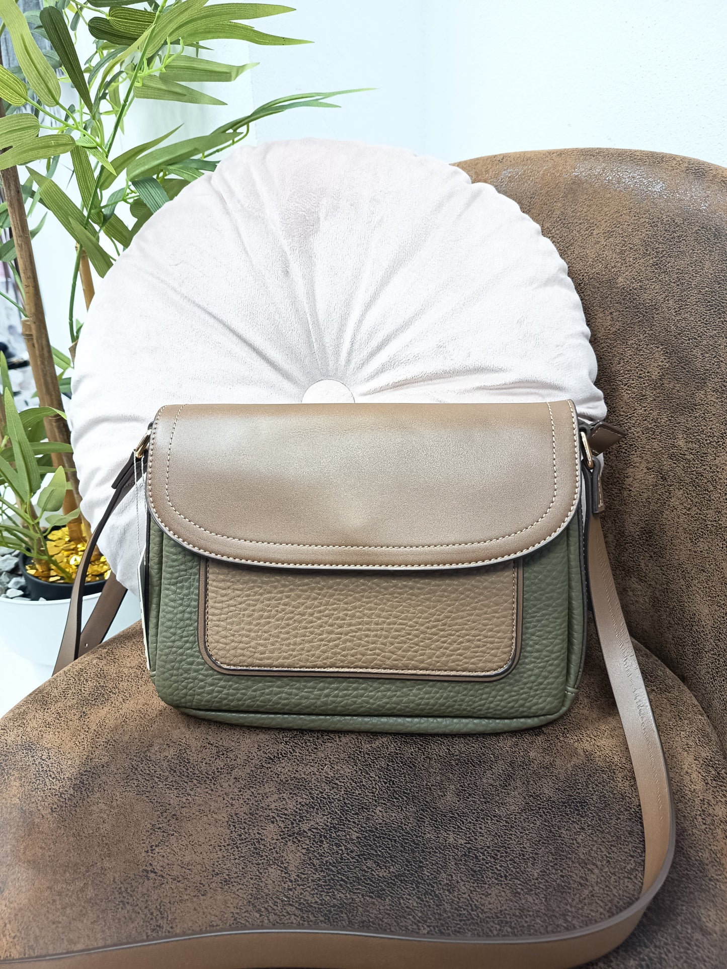 Bolso bicolor
