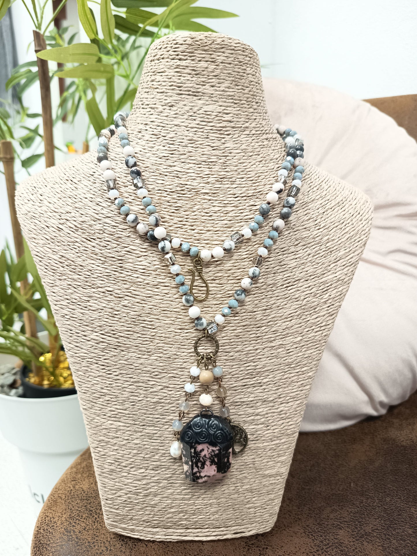 Collar piedra natural