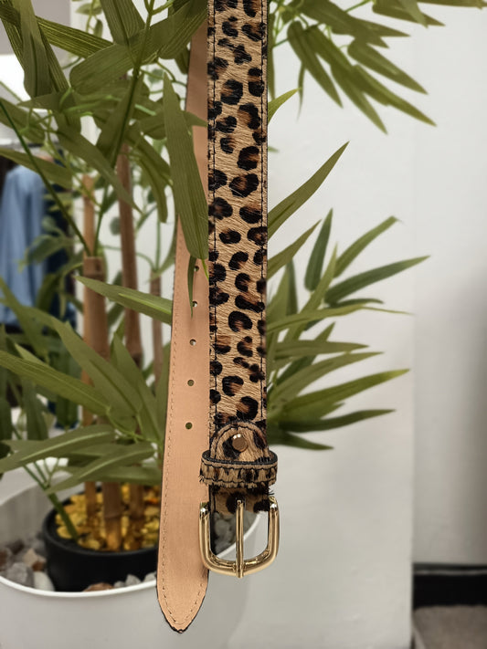 Cinturón animal print