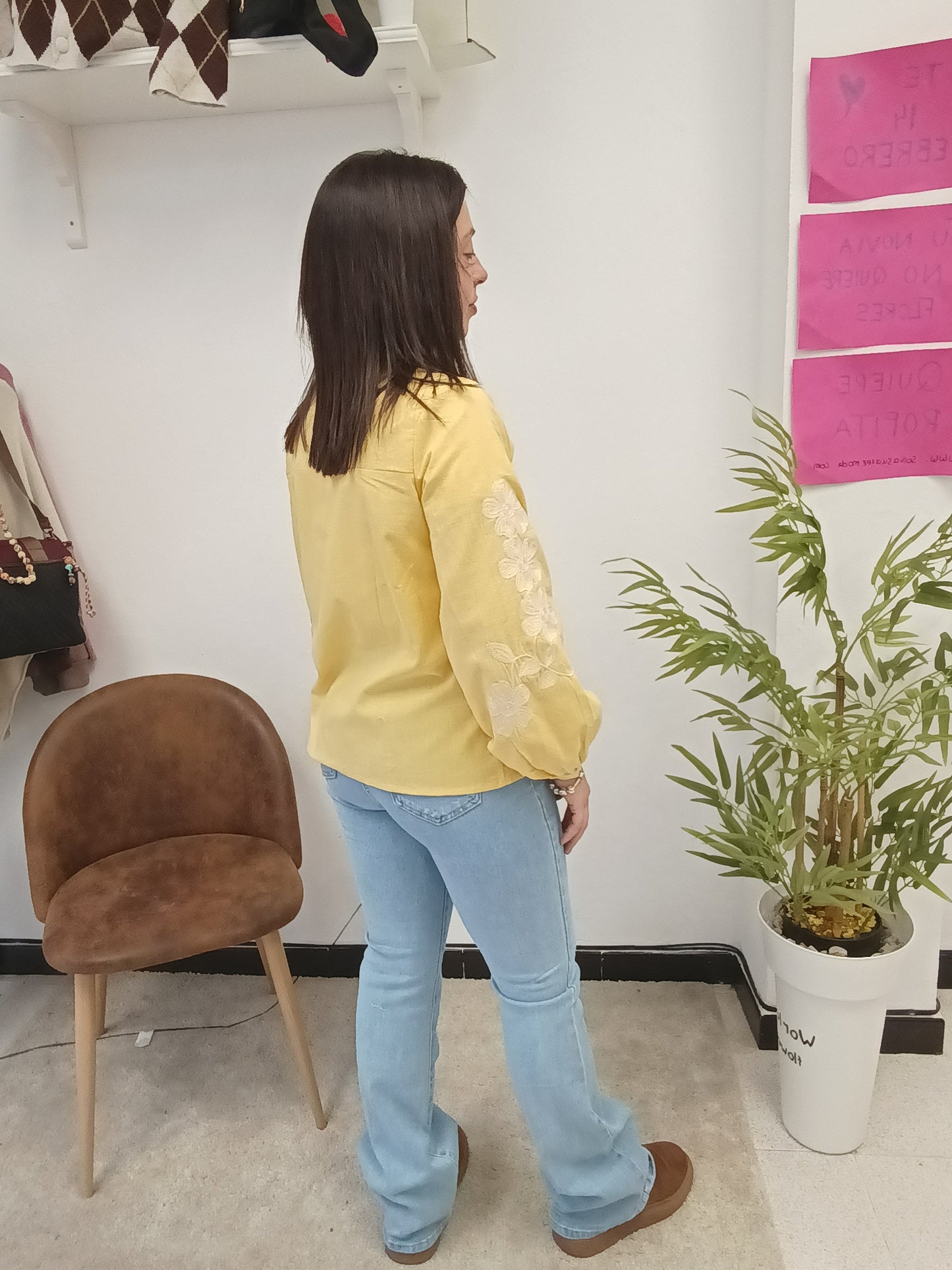 Blusa Matilda amarilla