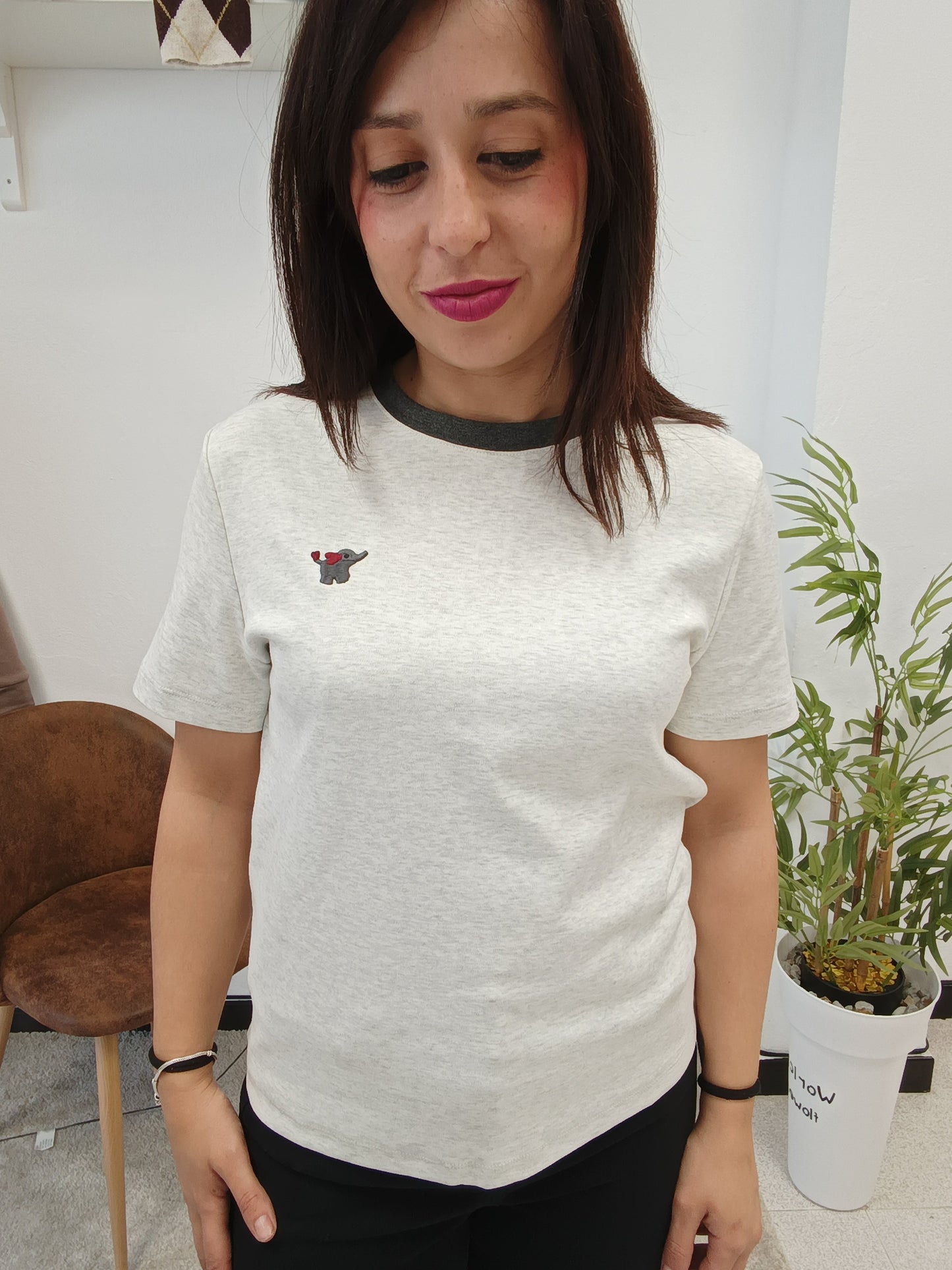 Camiseta premium elefante
