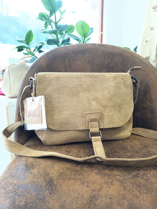 Bolso ante khaki