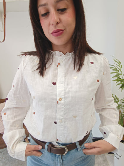 Camisa corazón choco