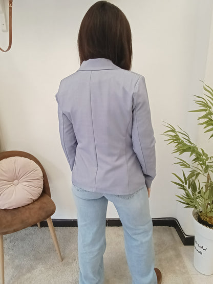 Blazer hombreras azul