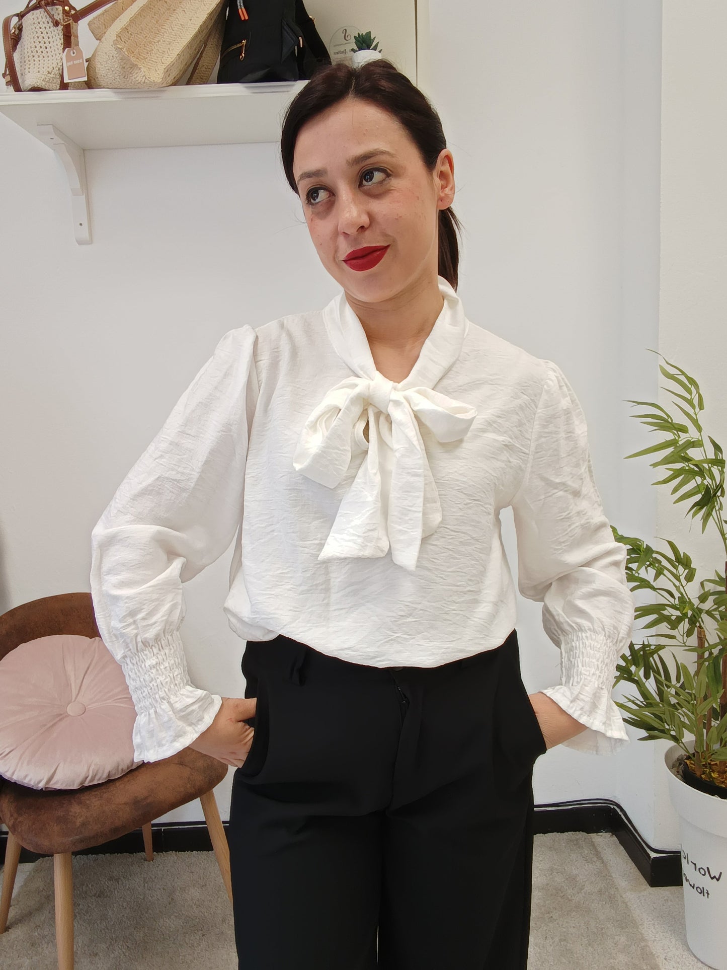 Blusa lazo