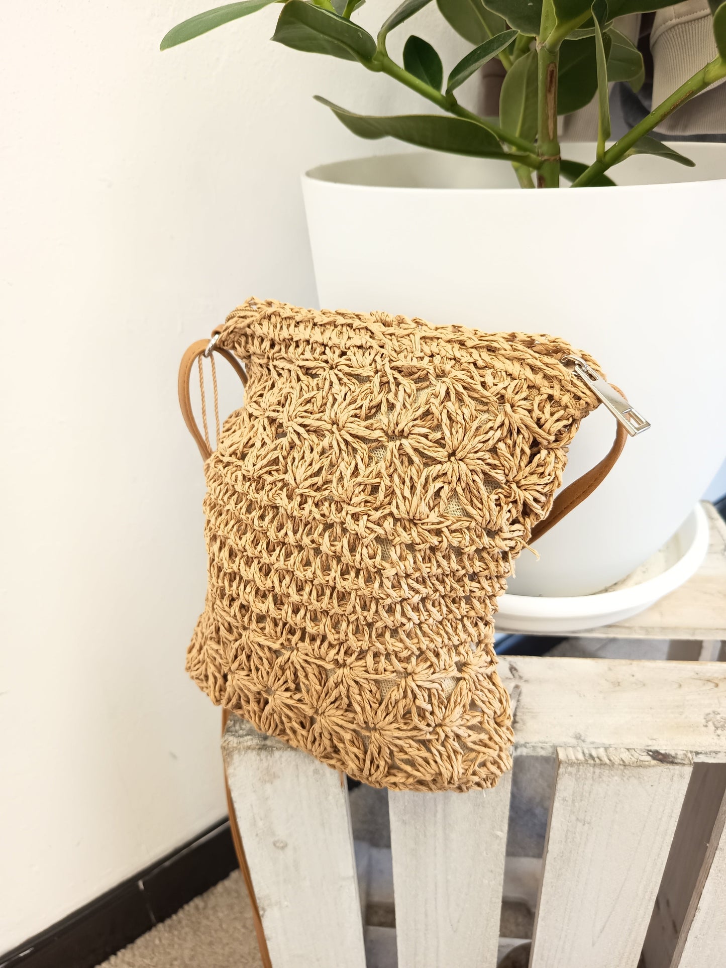 Bolso perla azul