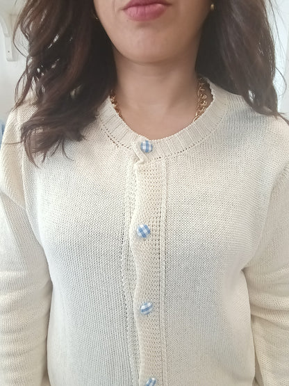 Chaqueta Botón Vichy