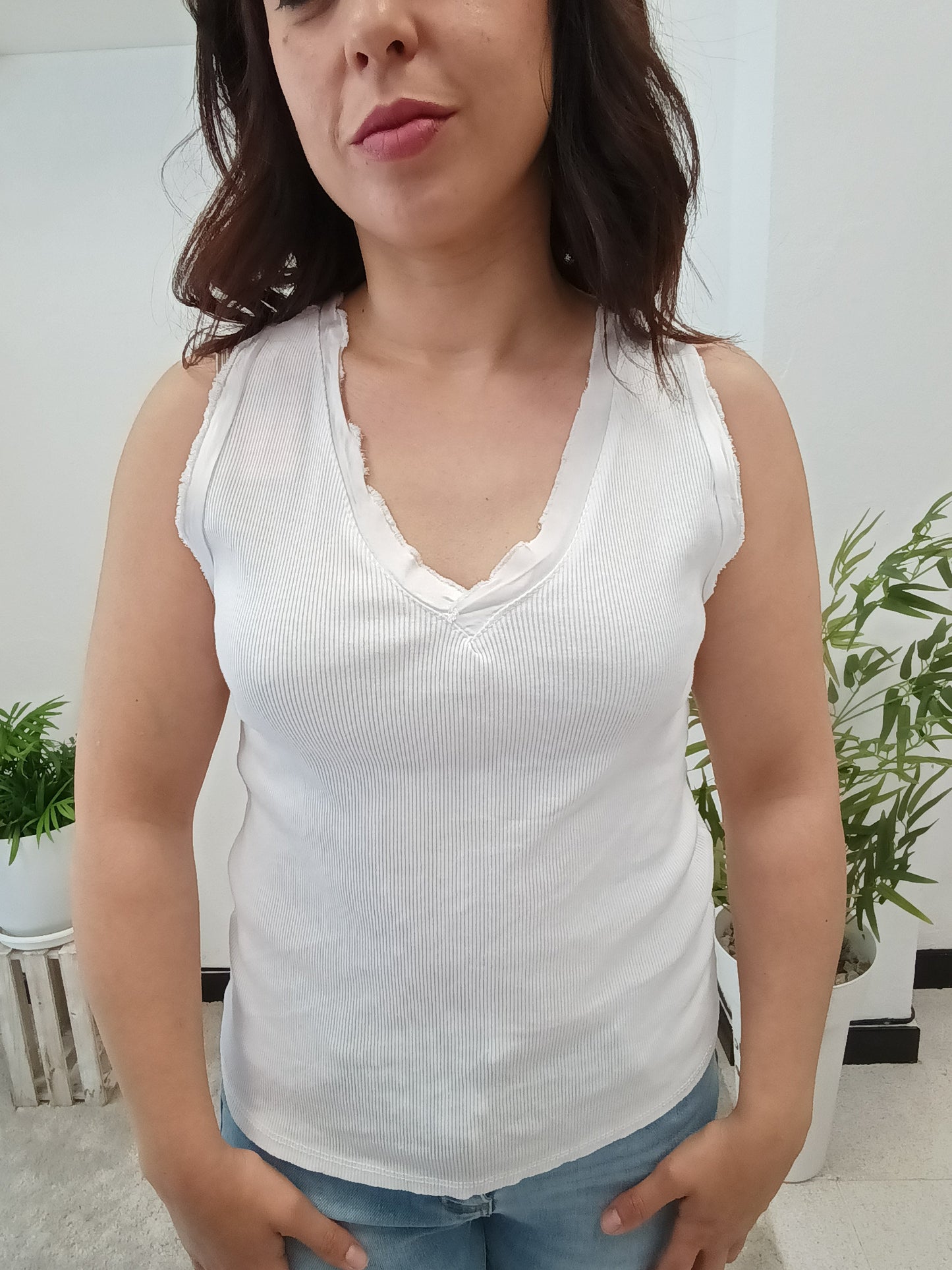 Camiseta Tirantes Blanca