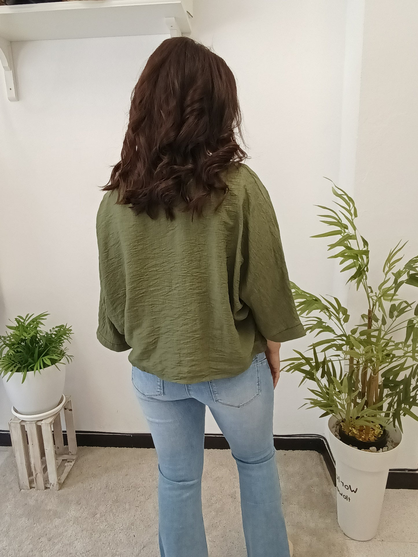 Chaqueta Bolas Verde