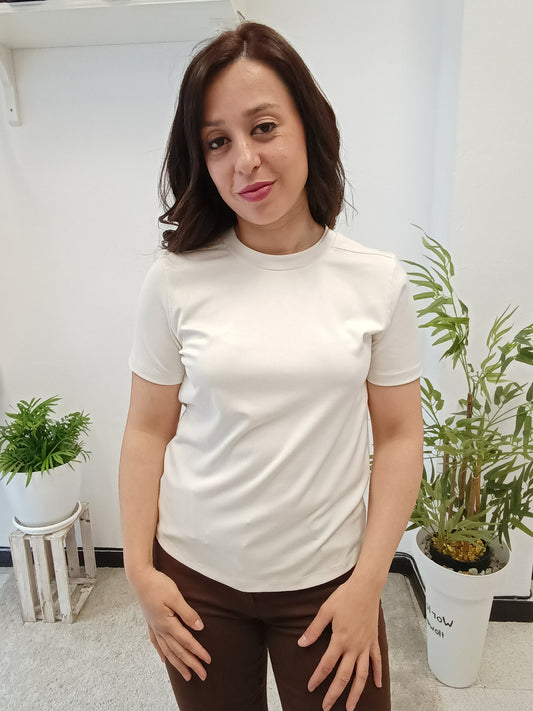 Camiseta Premium Beige