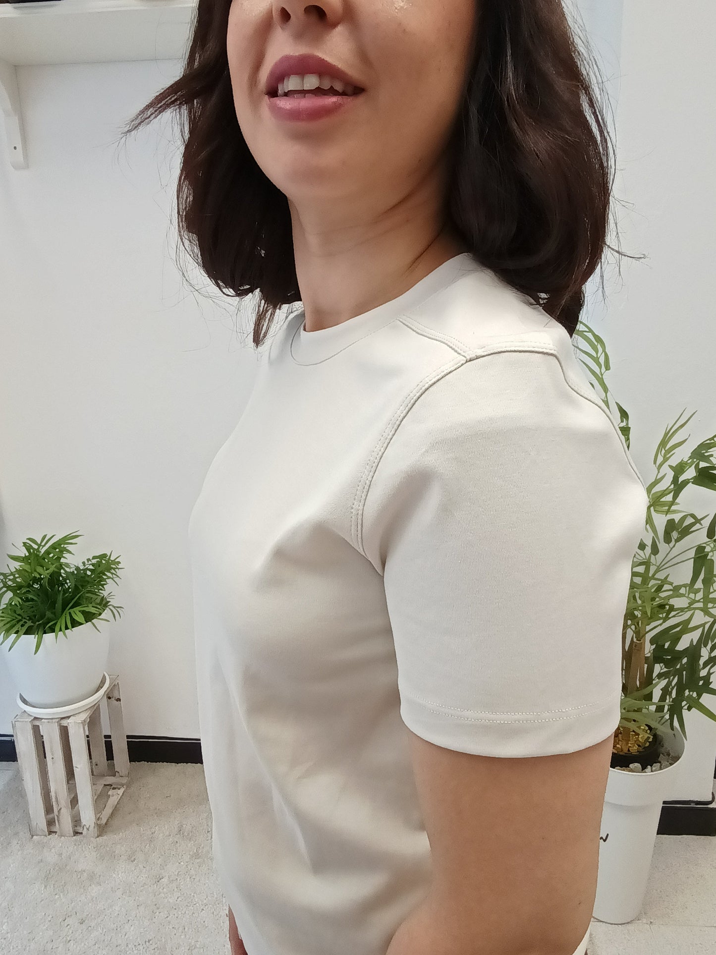 Camiseta Premium Beige