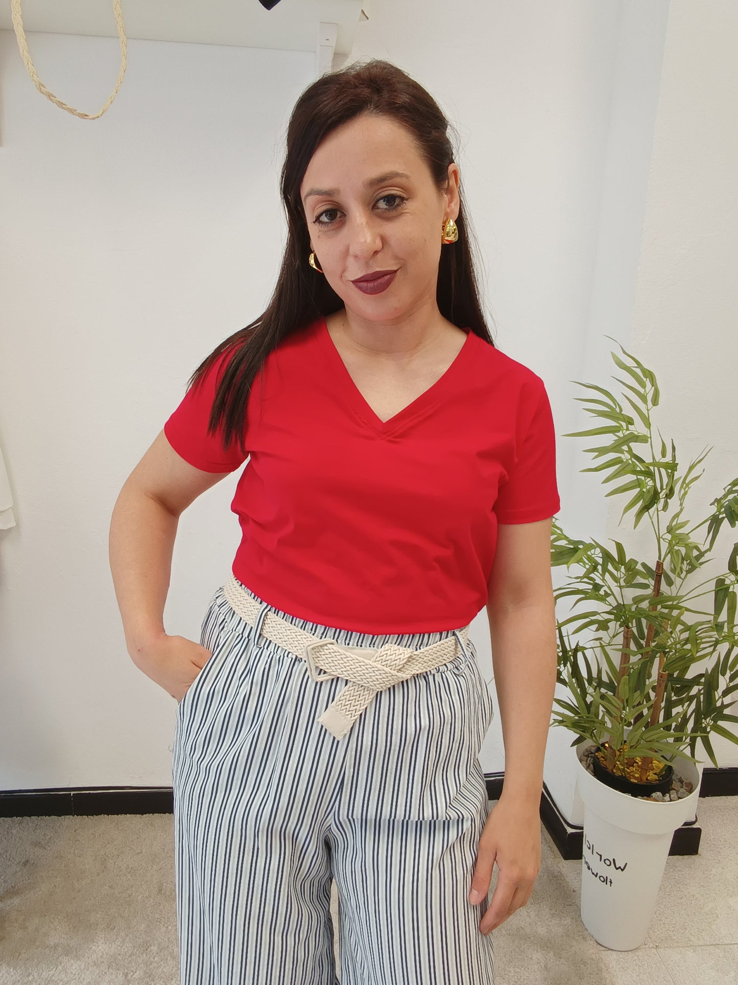 Camiseta básica algodón