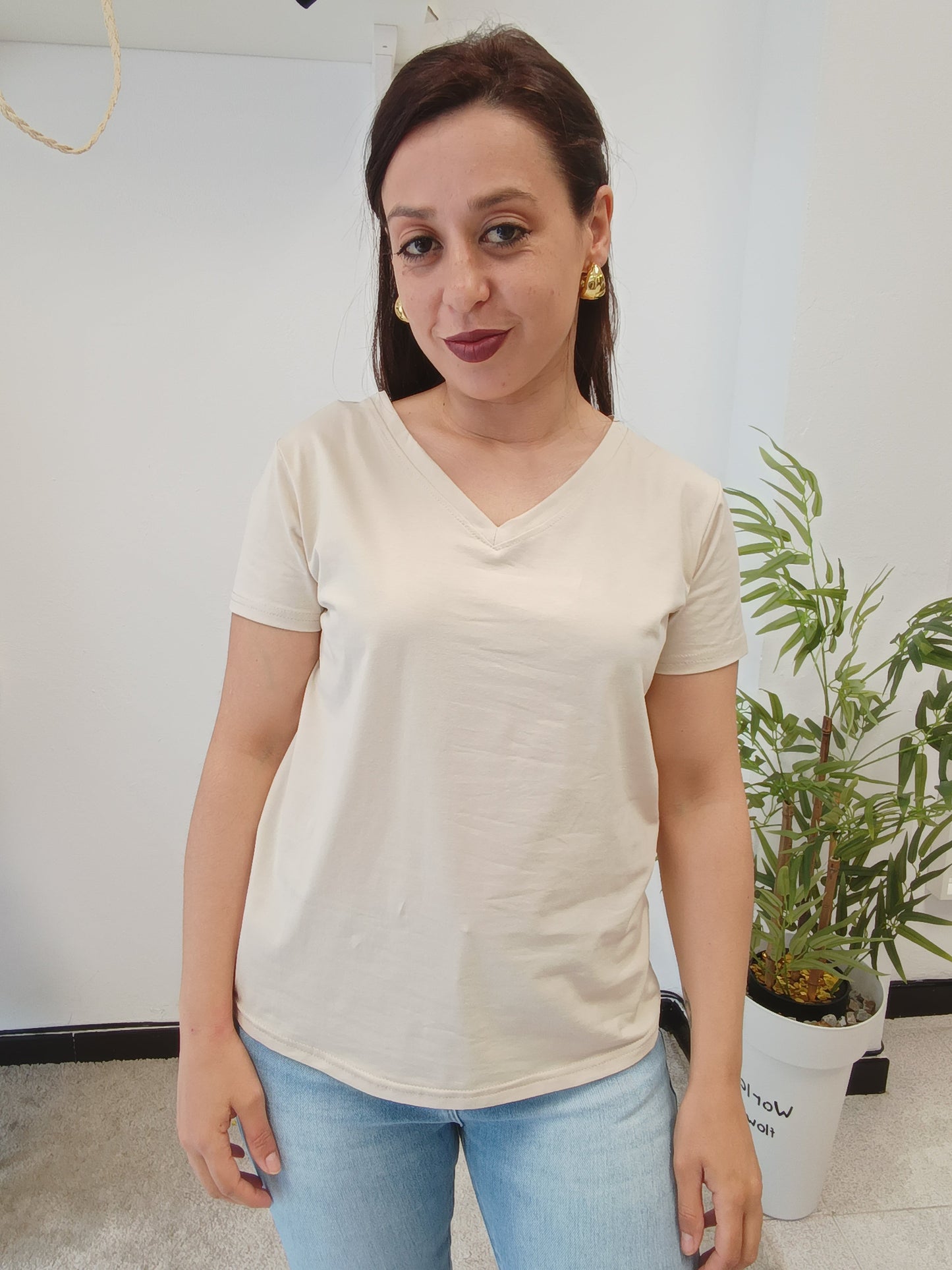 Camiseta básica algodón