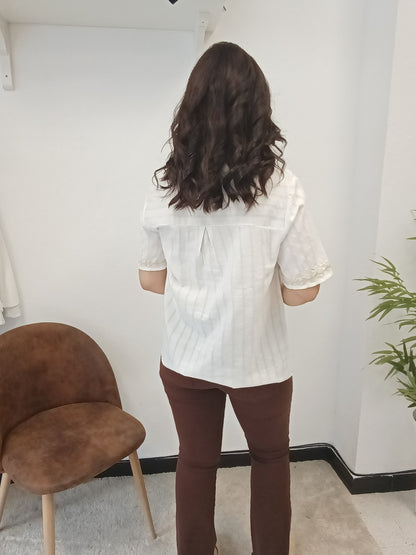 Blusa Bordados Amarilla