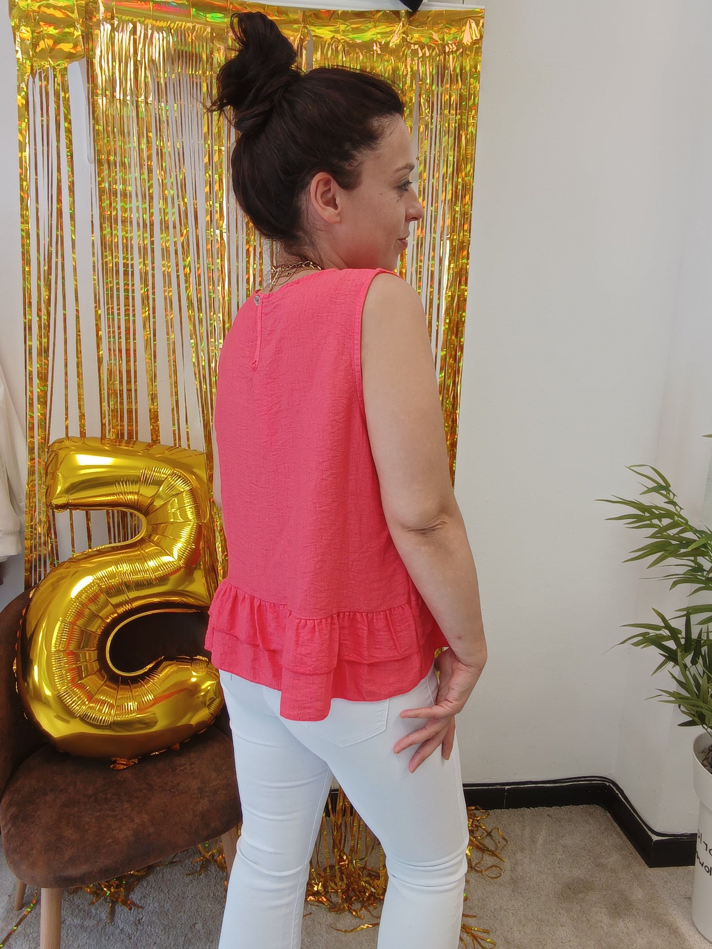 Top Volantes Coral