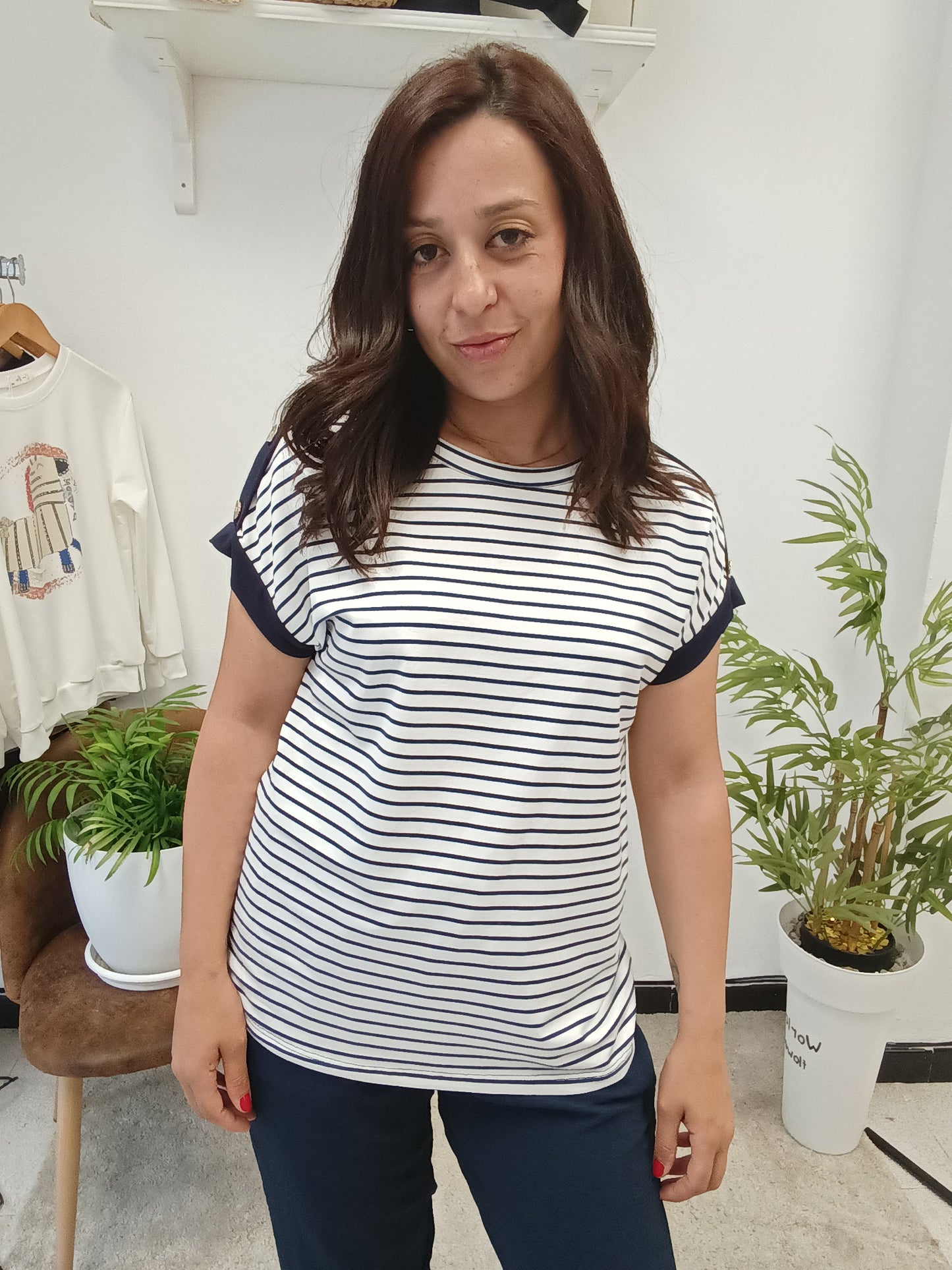 Camiseta Marinera Botones