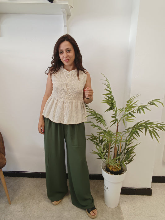 Pantalón Fluido Lazo