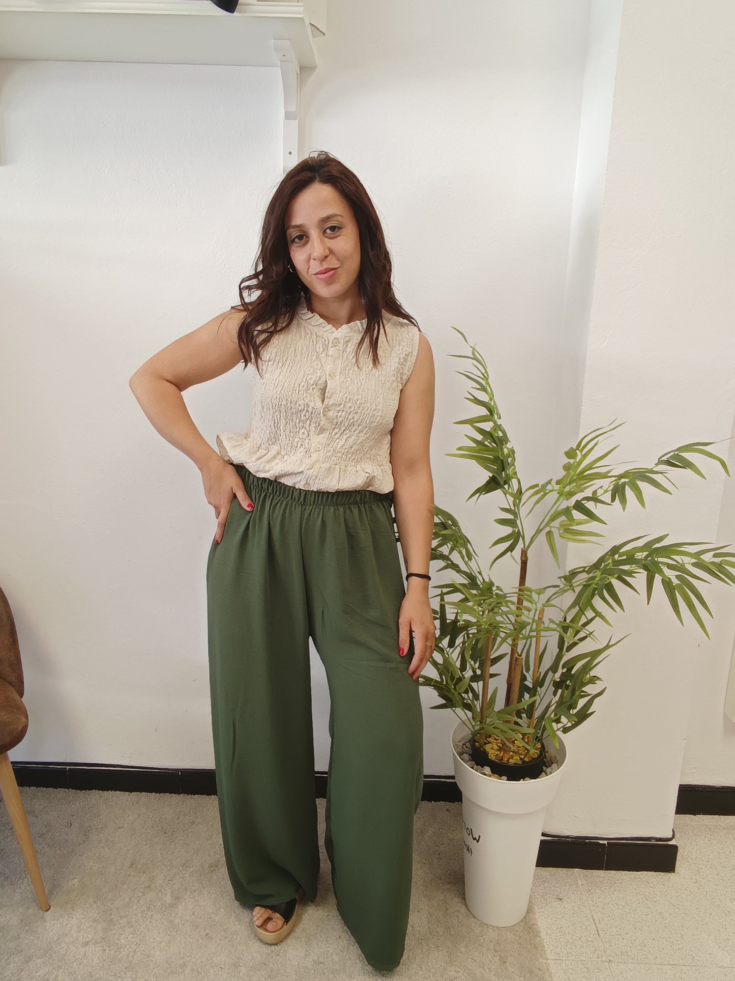 Pantalón Fluido Lazo