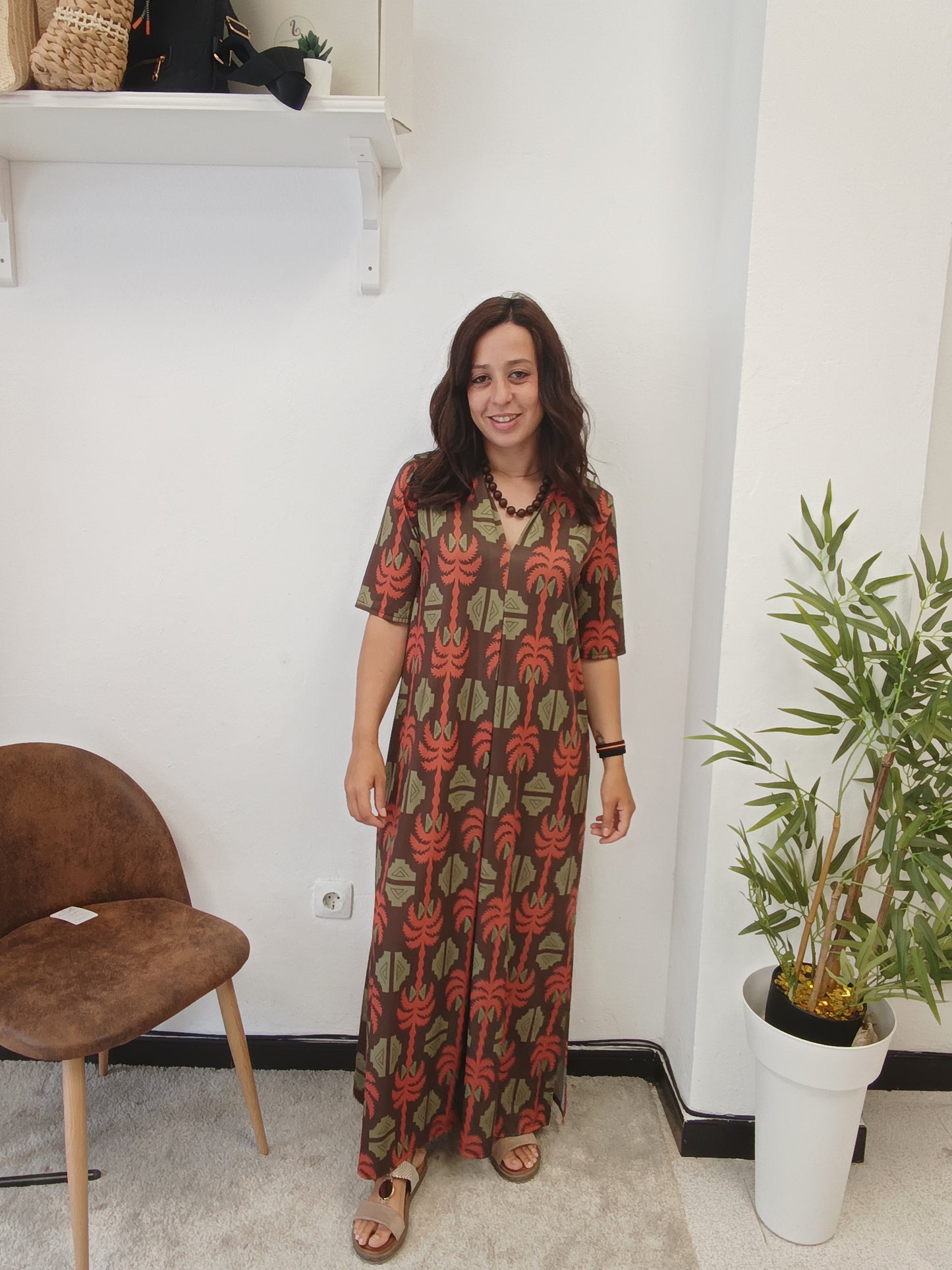 Vestido Hojas