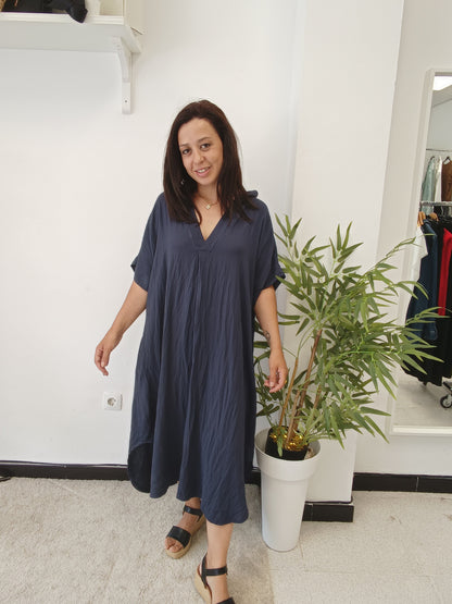 Vestido Cuello Camisa