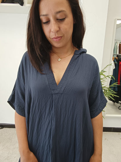 Vestido Cuello Camisa