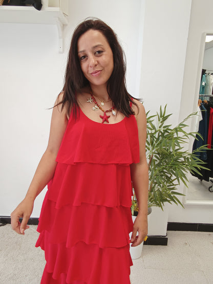 Vestido Volantes