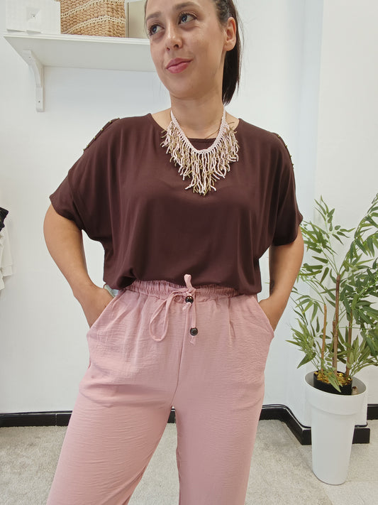 Pantalón Fluido Estrecho
