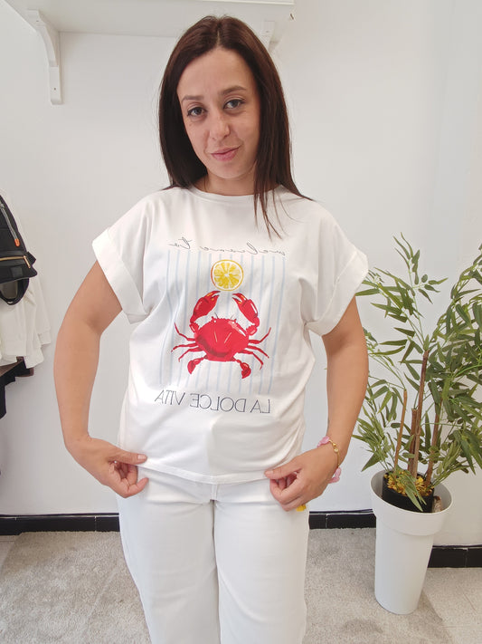 Camiseta Cangrejo